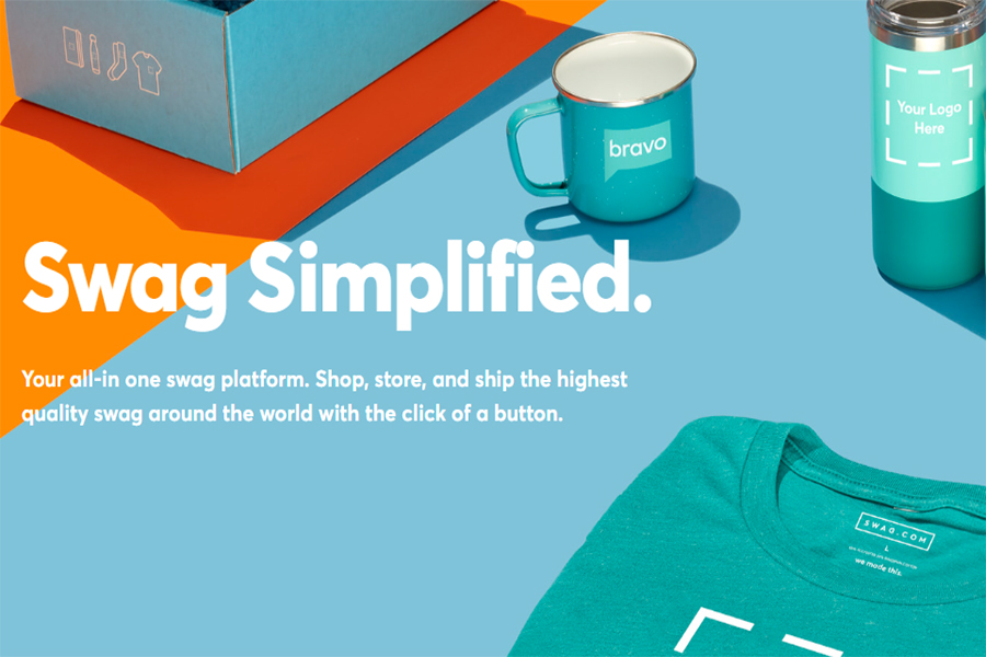 Swag website used to enhance company value